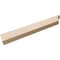 Ekena Millwork 2in. W x 4in. H x 28in. L Moab Woodgrain TimberThane Rafter Tail, Primed Tan RFTUR02X04X28MOARCPR - alternate 5